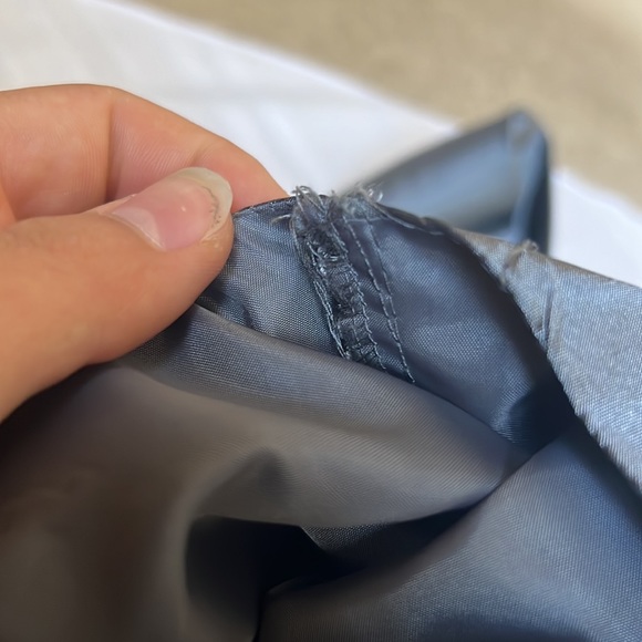 Cherokee | Size 12 Charcoal Gray and Silver Sequined Dress - Picture 16 of 16